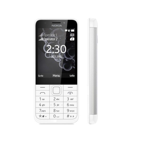 Nokia 230 DS Biały - Srebrny