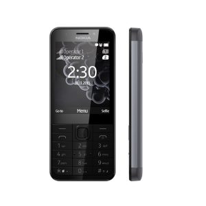 Nokia 230 DS Czarny - Ciemny Srebrny