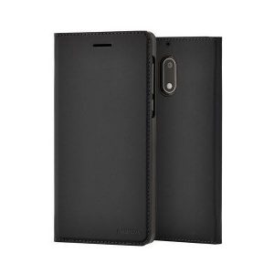 CP-301 Nokia Slim Flip Case Nokia 6 Czarna (Black)