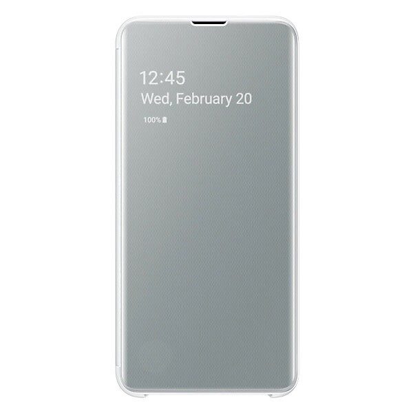 SAMSUNG Clear view cover S10e White EF-ZG970CWEGWW