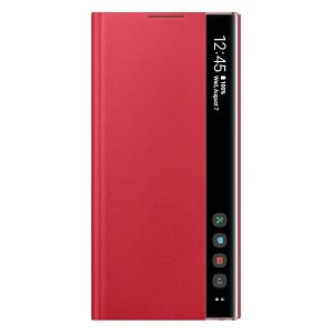 SAMSUNG Clear View Cover Note 10 Red EF-ZN970CREGWW