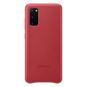 SAMSUNG Leather Cover Galaxy S20 Red EF-VG980LREGEU
