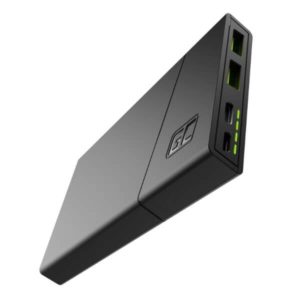 Green Cell Power Bank   PowerPlay10 10000mAh z szybkim ładowaniem 2x USB Ultra C